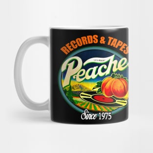Peaches Records & Tapes // 70s Vintage Mug